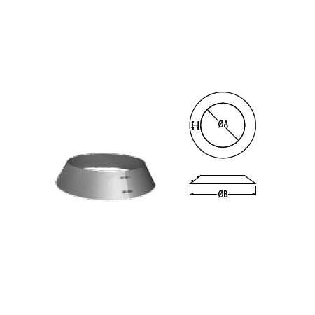 DuraVent 24" Inner Diameter - DuraTech Class A Chimney Pipe - Double Wall - Storm Collar Stainless Steel