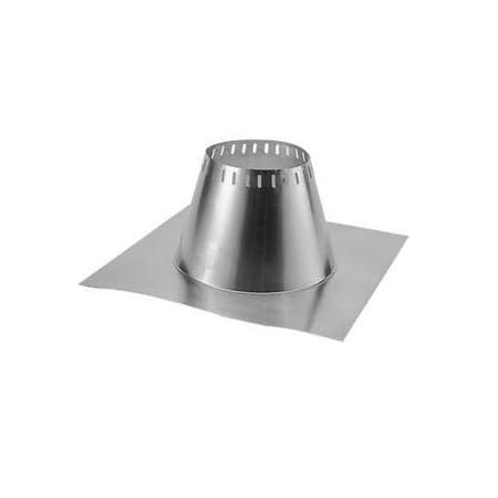 DuraVent 6" Inner Diameter - DuraTech Class A Chimney Pipe - Double Wall - Flat Roof Flashing Galvinized