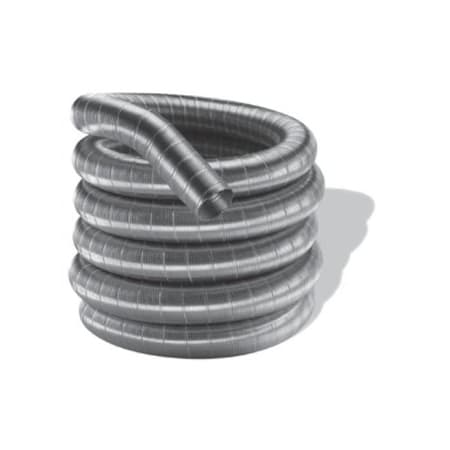 DuraVent 5.5" Inner Diameter - DuraFlex AL Flexible Liner Chimney Pipe - Double Wall - 50' Flex Pipe Length Aluminum