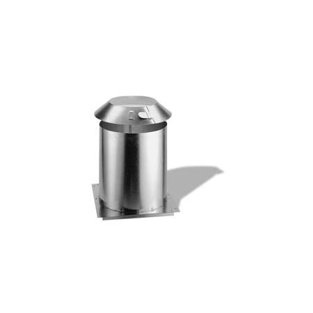 DuraVent 12" Inner Diameter - DuraTech Class A Chimney Pipe - Double Wall - Attic Insulation Shield Galvanized