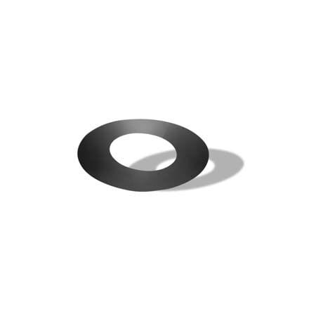 DuraVent 6" Inner Diameter - DuraTech Class A Chimney Pipe - Double Wall - Trim Collar for Roof Support 0/12 - 3/12 Galvanized