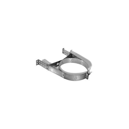 DuraVent 7" Inner Diameter - DuraPlus Class A Chimney Pipe - Triple Wall - 17.125" Strap/Bracket Galvanized