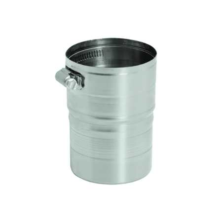 DuraVent 4 Inch FasNSeal Crown, Dunkirk & Modine Termination Appliance Adapter From the FasNSeal Series Stainless Steel