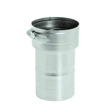 DuraVent 3" Inner Diameter - FasNSeal AL29-4C Special Gas Vent Pipe - Single Wall - 3.3" Flexible Male Adapter Stainless Steel