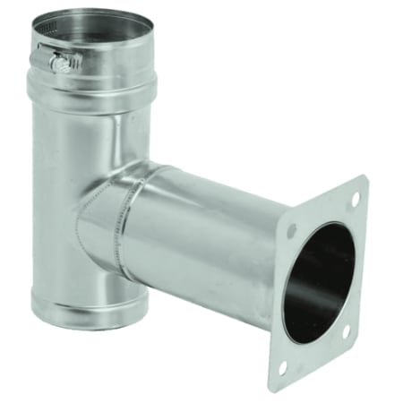 DuraVent 3 Inch FasNSeal Weil McLain Tee Appliance Adapter From the FasNSeal Series Stainless Steel