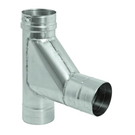 DuraVent 16" Inner Diameter - FasNSeal AL29-4C Special Gas Vent Pipe - Single Wall - Boot Tee Stainless Steel