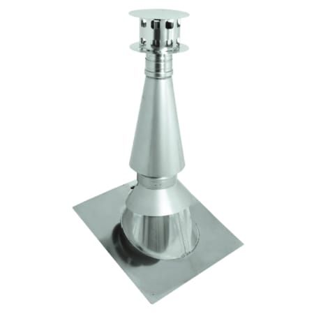 DuraVent 3" Inner Diameter - FasNSeal Sealed Combustion AL29-4C Special Gas Vent Pipe - Single Wall - 3" to 5" Appliance Concentric Roof Kit Stainless Steel