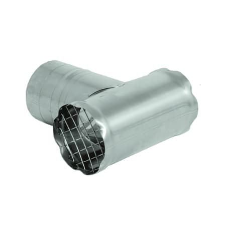 DuraVent 4" Inner Diameter - FasNSeal AL29-4C Special Gas Vent Pipe - Single Wall - 7" Termination Tee Stainless Steel
