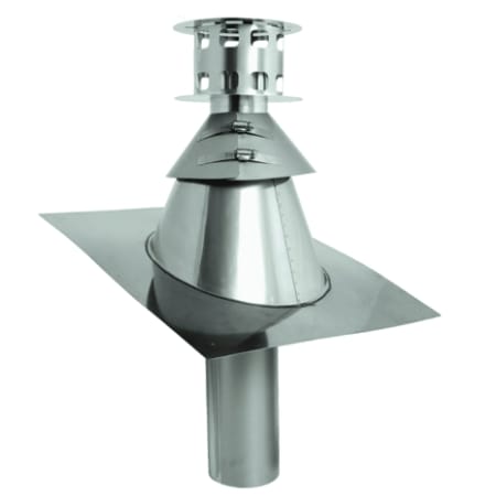 DuraVent 3 Inch Variable Pitch Flashing Kit From the FasNSeal Series Stainless Steel