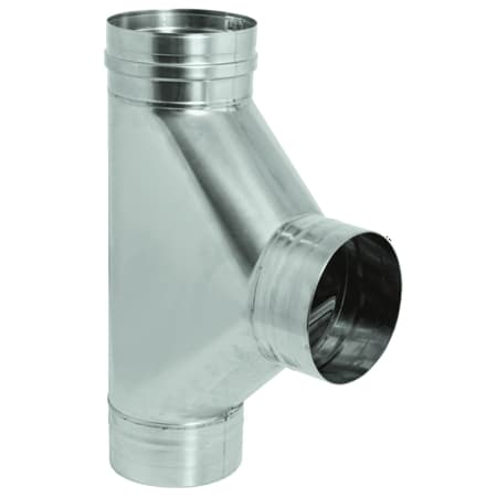 DuraVent 12" Inner Diameter - FasNSeal AL29-4C Special Gas Vent Pipe - Single Wall - Wide Mouth Boot Tee Stainless Steel