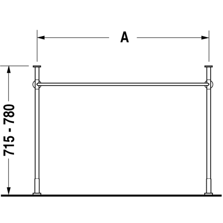 0030731000-Duravit-Line Drawing