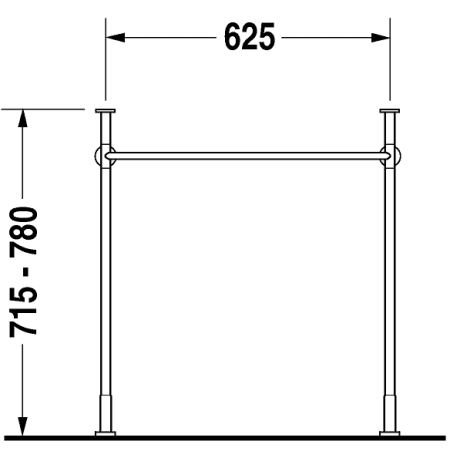 0030751000-Duravit-Line Drawing