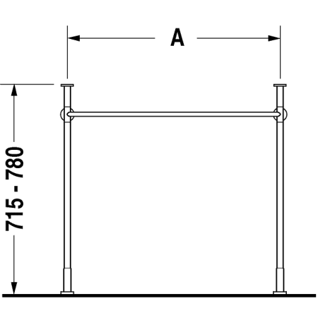 0030751000-Duravit-Line Drawing