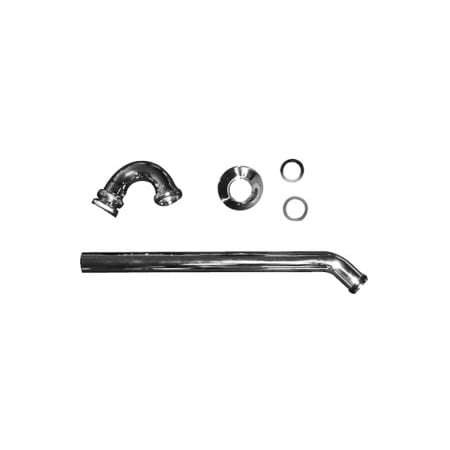 Duravit 1-1/4" Siphon with Extended Outlet Pipe for Bidets Chrome
