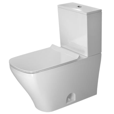 Duravit DuraStyle Dual Flush Two-Piece Elongated Toilet - Less Seat White
