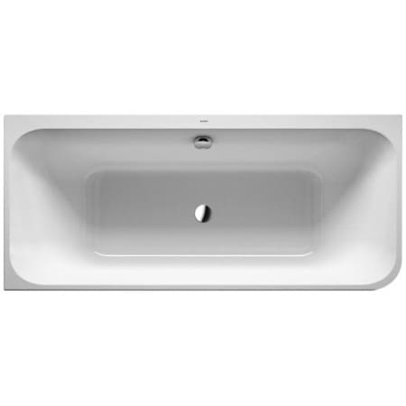 Duravit Happy D.2 71" Drop In Acrylic Tub with Center Drain White
