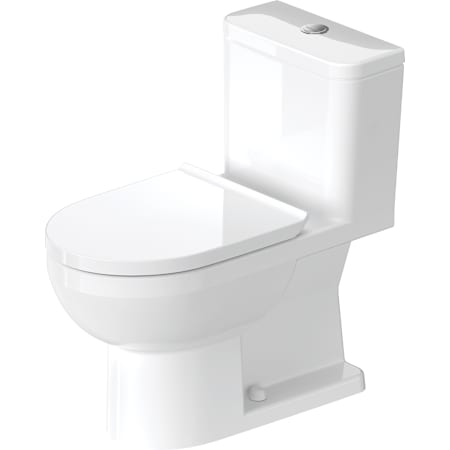 Duravit Duravit No.1 0.92 / 1.32 GPF Dual Flush Elongated Toilet with Push Button Flush White