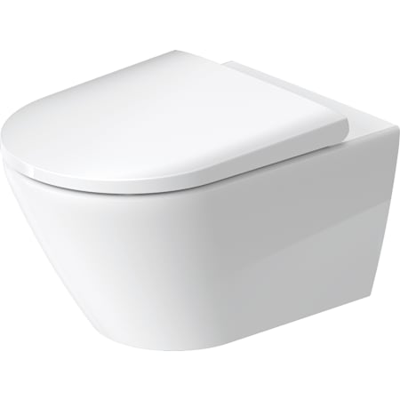 Duravit D-Neo 0.8 / 1.28 GPF Dual Flush Wall Mounted Round Toilet White