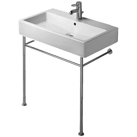 Duravit Vero Metal Console with Adjustable Height Chrome