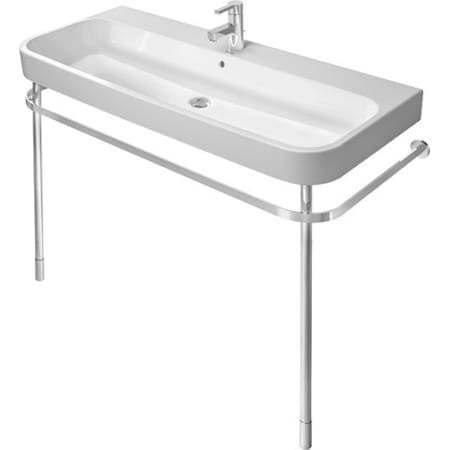 Duravit Happy D.2 46 3/8" x 19 3/8" Console Chrome