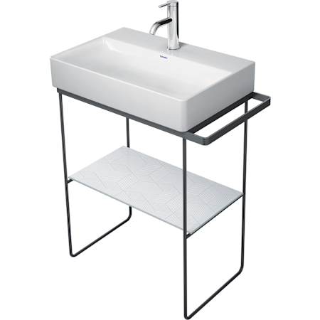 Duravit DuraSquare 26 1/8" x 15" Console Black Matte