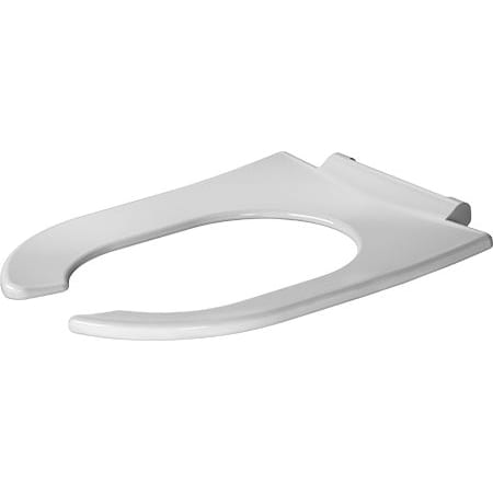 Duravit Starck 3 Elongated Open-Front Toilet Seat White