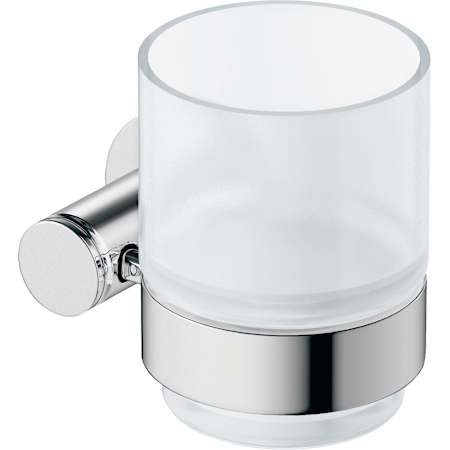 Duravit D-Code Wall Mount Toothbrush Holder in Matte Black Chrome