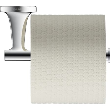 Duravit Starck T Toilet Paper Holder Polished Chrome