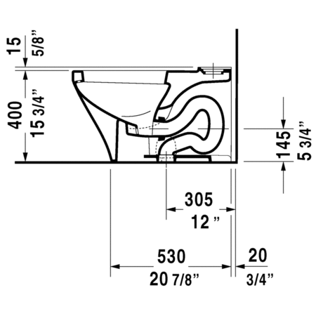 Duravit-011201TP-Technical Drawing