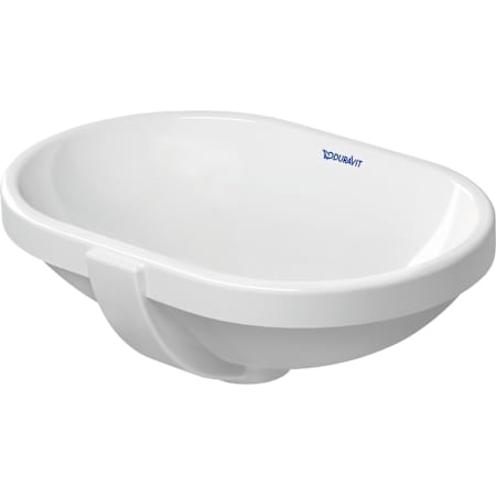 Duravit Design Classics 16-7/8" Oval Ceramic Undermount Bathroom Sink with Overflow and White