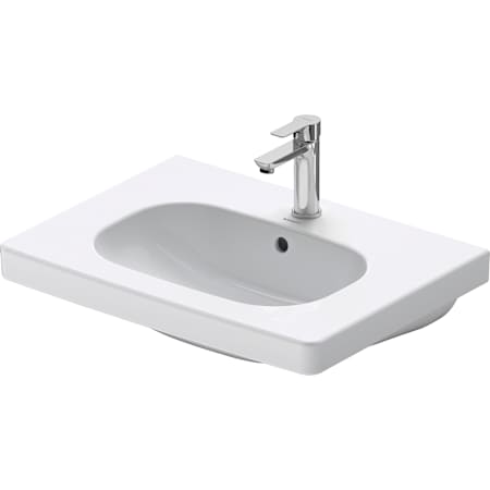 Duravit D-Code 19" Ceramic Vanity Top White / Glazed Underside