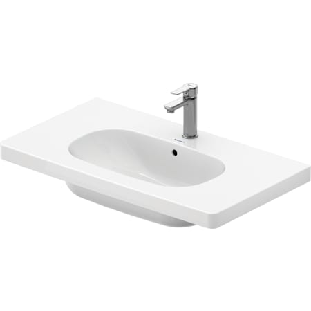 Duravit D-Code 19" Ceramic Vanity Top White / Glazed Underside