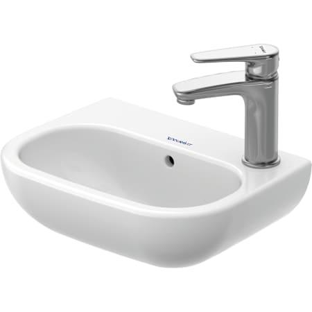 Duravit D-Code 11" Ceramic Vanity Top White / Glazed Underside