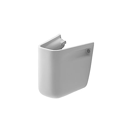 Duravit D-Code Ceramic Siphon Cover White