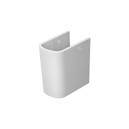 Duravit DuraStyle Ceramic Siphon Cover with Installation Fixings White