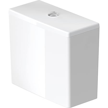 Duravit ME by Starck 0.8 / 1.6 GPF Dual Flush Toilet Tank Only with Push Button Flush White