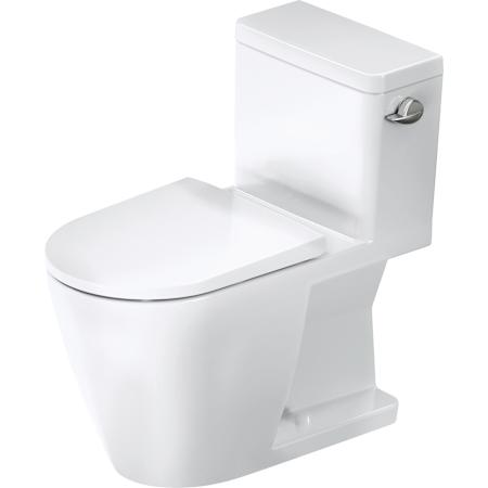 Duravit D-Neo 1.28 GPF One Piece Elongated Toilet with Right Hand Lever White