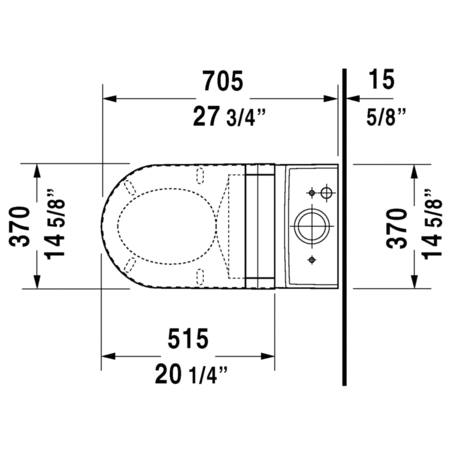 Duravit-212501TP-Technical Drawing