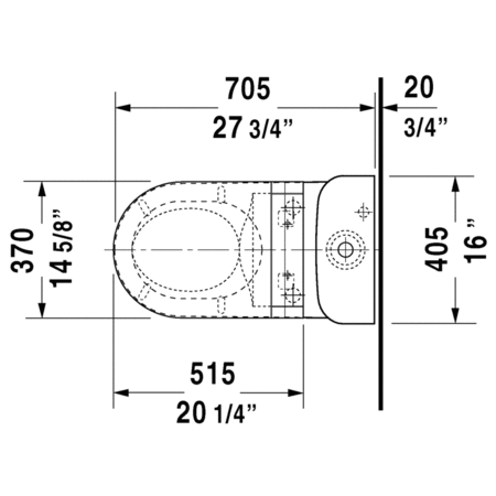 Duravit-212651TP-Technical Drawing