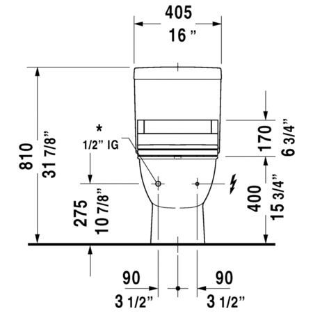 Duravit-212651TP-Technical Drawing