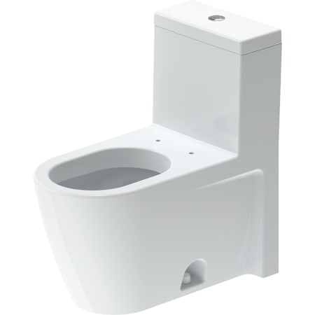 Duravit Starck 2 1.28 GPF One Piece Elongated Toilet with Push Button Flush White
