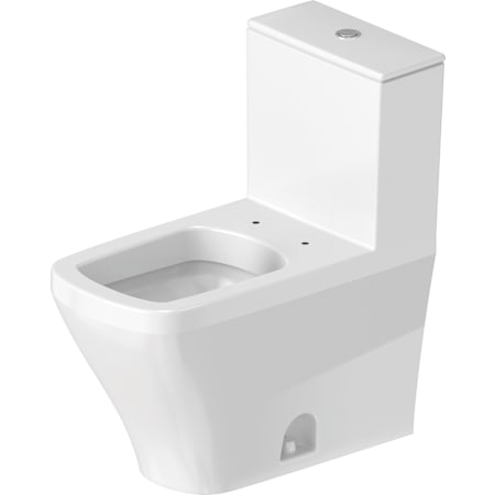 Duravit DuraStyle 0.92 / 1.32 GPF Dual Flush Elongated Toilet with Push Button Flush White