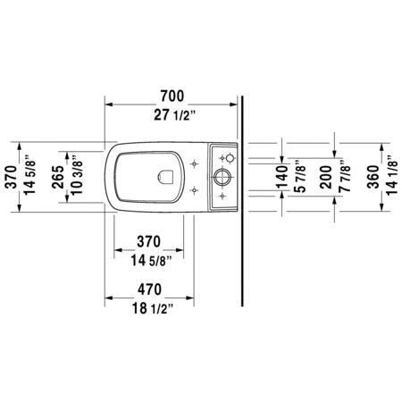 Duravit-216001TPD-Technical Drawing