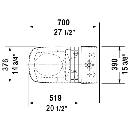 Duravit-216051TP-Technical Drawing