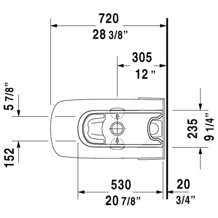 Duravit-216051TP-Technical Drawing