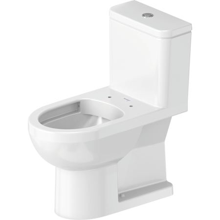Duravit Duravit No.1 0.92 / 1.32 GPF Dual Flush Elongated Toilet with Push Button Flush White