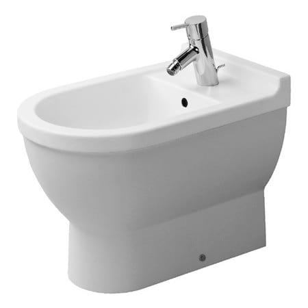 Duravit Starck 3 Floor Mounted Bidet - Less Faucet White