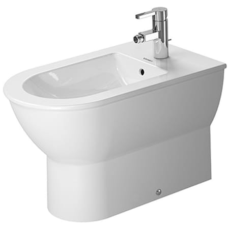 Duravit Darling New Floor Mounted Bidet - Less Faucet White