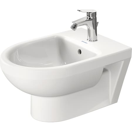 Duravit Duravit No.1 Wall Mounted Bidet with 1 Hole Drilled - Less Faucet White