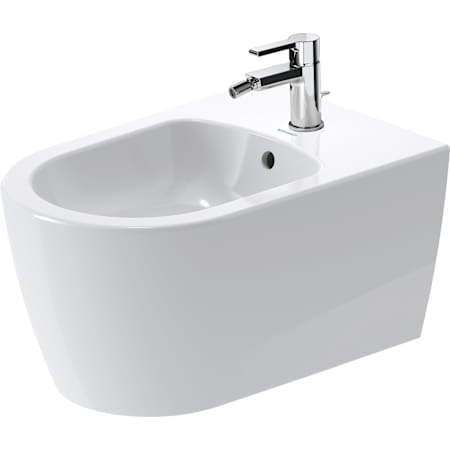 Duravit ME by Starck Wall Mounted Bidet - Less Faucet White